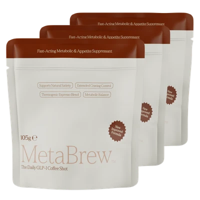 3 pakker MetaBrew Coffee